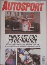 Autosport magazine april for sale  DARWEN