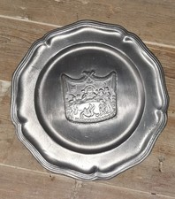 Ancienne assiette étain d'occasion Ancienne assiette étain d'occasion  Jouques