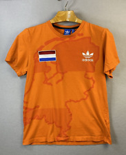 Camiseta Adidas Holland masculina laranja média manga curta futebol americano holandês comprar usado  Enviando para Brazil