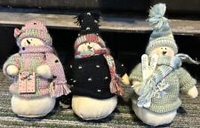 Lot snowmen artisan for sale  Ekron