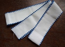 Stickband weiß blauem gebraucht kaufen  Bad Schwartau