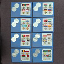 Conjunto de moedas e selos de bandeiras UNO Viena 2006/10 (Michel 477/84.489/96.530/37.626/3 comprar usado  Enviando para Brazil