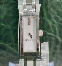 Relógio de pulso feminino Gucci 110 aço quartzo com caixa original fabricado na Suíça comprar usado  Enviando para Brazil