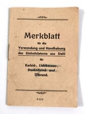 Merkblatt handhabung einheitsl gebraucht kaufen  Speyer