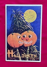 Halloween postcard moon for sale  Ann Arbor