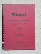 Winget four cdp for sale  WOODBRIDGE