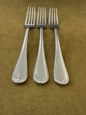 Garfos de jantar camafeu (3) 8,25” Mikasa 18/10 borda de corda de aço inoxidável brilhante Vietnã comprar usado  Enviando para Brazil