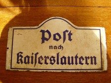 Altes emailschild post gebraucht kaufen  Kaiserslautern