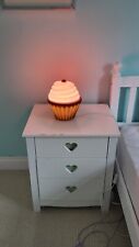 Pink cupcake bedside for sale  WOKING