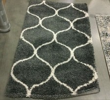 Tapete cinza escuro/marfim 3' x 5' costas mancha, preço reduzido 1172629268 SGH280G-3 comprar usado  Enviando para Brazil