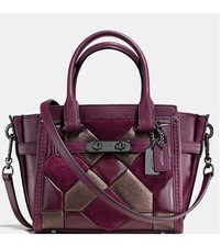 FINAL COACH 55511 Swagger 21 acolchoado canyon tiracolo misto $450 OXBLOOD BRONZE comprar usado  Enviando para Brazil