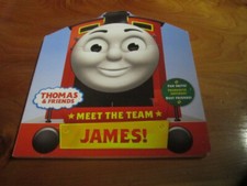 LIVRO TABULEIRO THOMAS & FRIENDS MEET THE TEAM JAMES ÓTIMO ** IMPERDÍVEL *, usado comprar usado  Enviando para Brazil