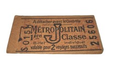 Carnet ancien tickets d'occasion  Levallois-Perret