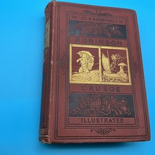 Robinson Crusoe. Published T Nelson 1882 9 Illustrations comprar usado  Enviando para Brazil