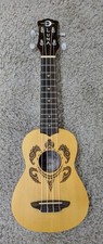 Ukulele soprano Luna Uke HONU tartaruga marinha abeto destro com bolsa gig comprar usado  Enviando para Brazil