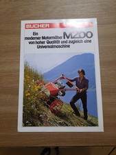 Bucher prospekt motormäher gebraucht kaufen  Dornhan