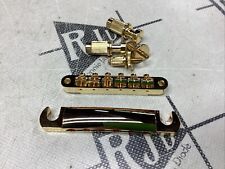 Ponte de guitarra Epiphone 1958 Korina Explorer ajustável cauda parada dourada, usado comprar usado  Enviando para Brazil