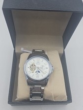 Relógio masculino Orient Skeleton automático coração aberto aço inoxidável submostrador 24 horas comprar usado  Enviando para Brazil