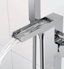Chrome freestanding waterfall for sale  CASTLEFORD