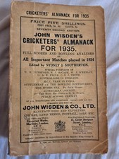 1935 wisden original for sale  CROYDON