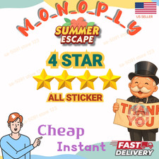 Mono_poly Go! TODO Adesivo 4 Estrelas _ Barato e Fest Disponível 24/7 ⚡⚡⚡, usado comprar usado  Enviando para Brazil