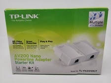 TP-Link AV200 Nano Powerline Adaptador Starter Kit TL-PA2010KIT - NOVO, Caixa Aberta comprar usado  Enviando para Brazil