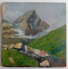 Dipinto olio cartoncino usato  Roma