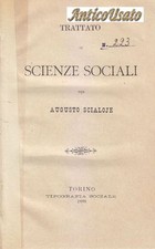 Trattato scienze sociali usato  Bari