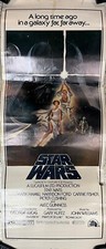 Pôster Star Wars vintage 1977 14X36 original (lágrimas, vincos, manchas), usado comprar usado  Enviando para Brazil