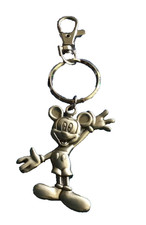 Chaveiro ou chaveiro vintage Mickey Mouse Disney tom prata 3,5" fecho comprar usado  Enviando para Brazil