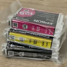 📀 EPSON 125 - Cartuchos de tinta APENAS preto, amarelo e magenta - COMO MOSTRADO comprar usado  Enviando para Brazil