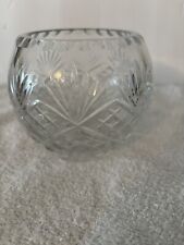 Crystal rose bowl for sale  Barboursville