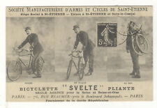 Cpa bicyclette svelte d'occasion  Dieue-sur-Meuse