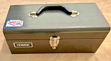 Caja de Herramientas HOMAK, 15-1/4"x7.5"x6" Acero con Bandeja de Metal. segunda mano  Embacar hacia Mexico