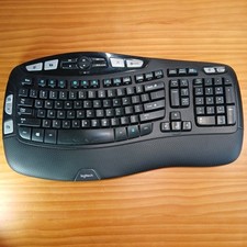 Teclado Logitech K350 Wireless Comfort Wave ergonômico - sem dongle USB (A) comprar usado  Enviando para Brazil