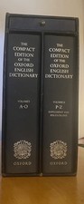 The Compact Edition of The Oxford English Dictionary 1971  w Reading Glass, usado comprar usado  Enviando para Brazil
