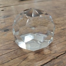 Crystal glass paperweight for sale  Marietta