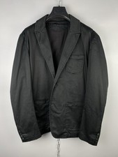 Usado, Jaqueta Blazer Masculina Diesel Algodão Preta Avant Garde Botão Tamanho XL comprar usado  Enviando para Brazil