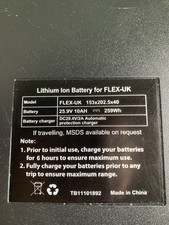Lithium battery 25.2v for sale  RAMSGATE