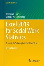 Excel 2019 for Social Work Statistics: A Guide to Solving Practical Problems (E, używany na sprzedaż  Wysyłka do Poland