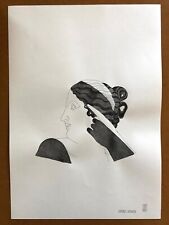 Antonio Canova, Ninfa disegno a china ed acquerello su carta formato A3 comprar usado  Enviando para Brazil