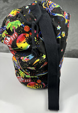 RARO Vintage Planet Hollywood Galáxia Espacial Havaiana Bolsa de Duffle Preta Fabricada nos EUA comprar usado RARO Vintage Planet Hollywood Galáxia Espacial Havaiana Bolsa de Duffle Preta Fabricada nos EUA comprar usado  Enviando para Brazil