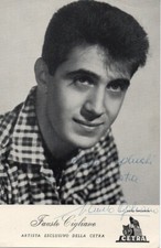 Autografo cantante fausto usato  Rosignano Marittimo