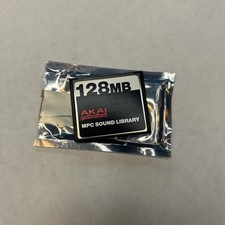 Placa flash compacta original Akai Professional MPC 128 MB biblioteca de som Akai comprar usado  Enviando para Brazil
