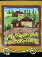 Bandeja de queijo pintada à mão romance coleções da Provença cena rural francesa comprar usado  Enviando para Brazil