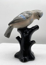 Vaso antigo de porcelana alemão pintado à mão figura de pássaro azul seatendorf, usado comprar usado  Enviando para Brazil