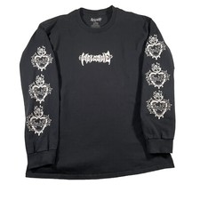 Camiseta Welcome Skateboards L Sacred Barbwire Gráfica Manga Longa Skate Casual, usado comprar usado  Enviando para Brazil