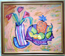 Ananas belle peinture d'occasion Ananas belle peinture d'occasion  Ermont