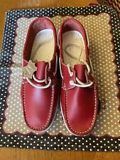 Chaussures bateau rouge d'occasion  Plogonnec