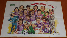 Poster caricature calciatori usato  Italia